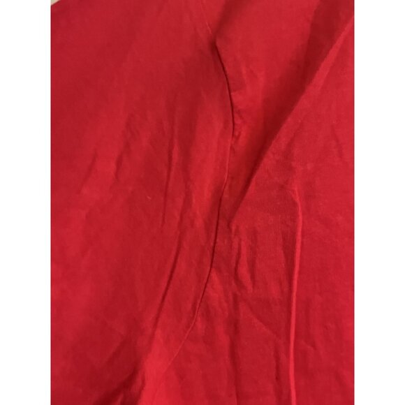 P. Diddy Sean John Red 100% Cotton 2XL Mens V Neck Logo Tshirt EST 1998 NWT - Picture 11 of 15
